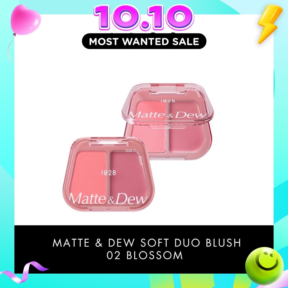 Matte & Dew Soft Duo Blush 02 Blossom 5g image