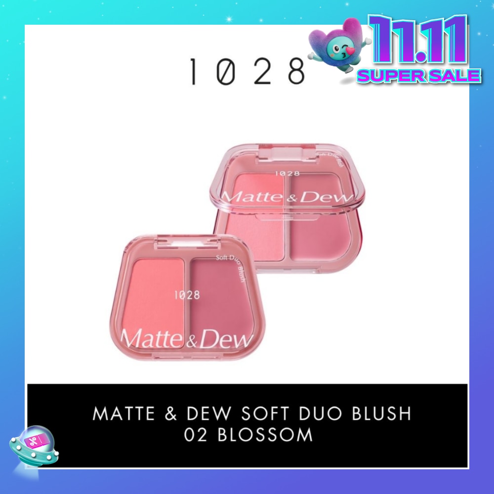 Matte & Dew Soft Duo Blush 02 Blossom 5g
