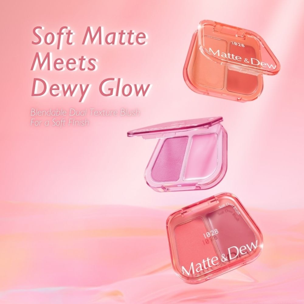 Matte & Dew Soft Duo Blush 03 Lilac 5g