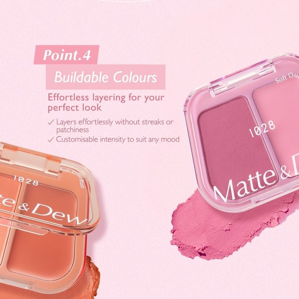 Matte & Dew Soft Duo Blush 03 Lilac 5g