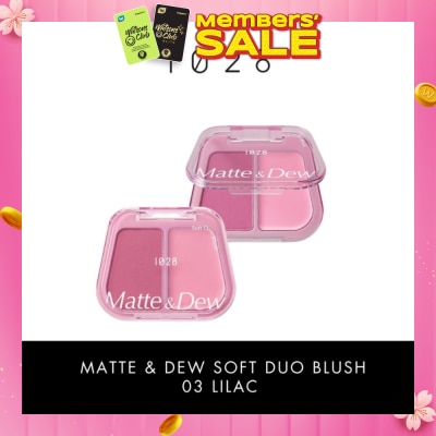 1028 Matte & Dew Soft Duo Blush 03 Lilac 5g