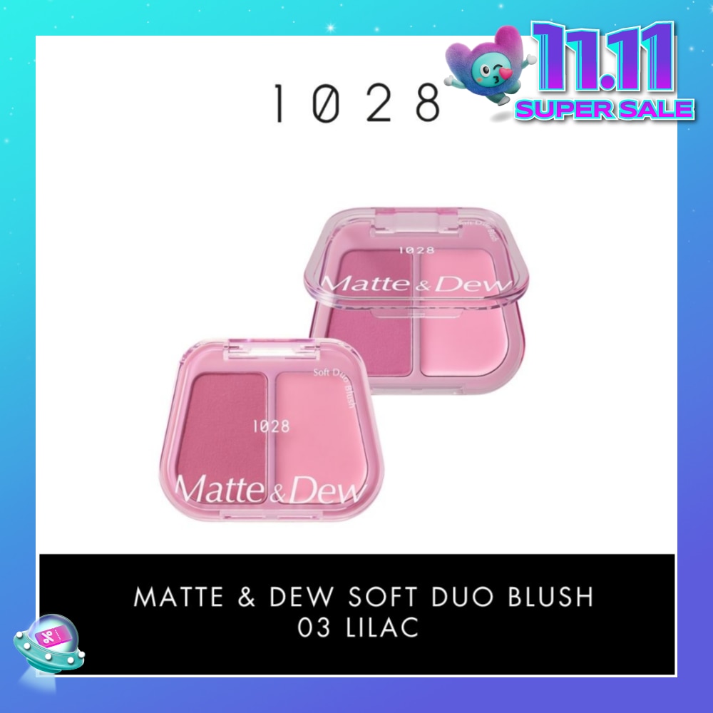 Matte & Dew Soft Duo Blush 03 Lilac 5g