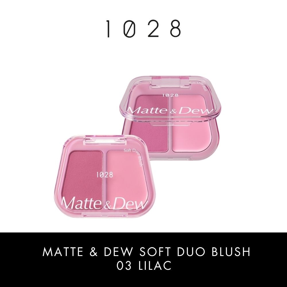Matte & Dew Soft Duo Blush 03 Lilac 5g