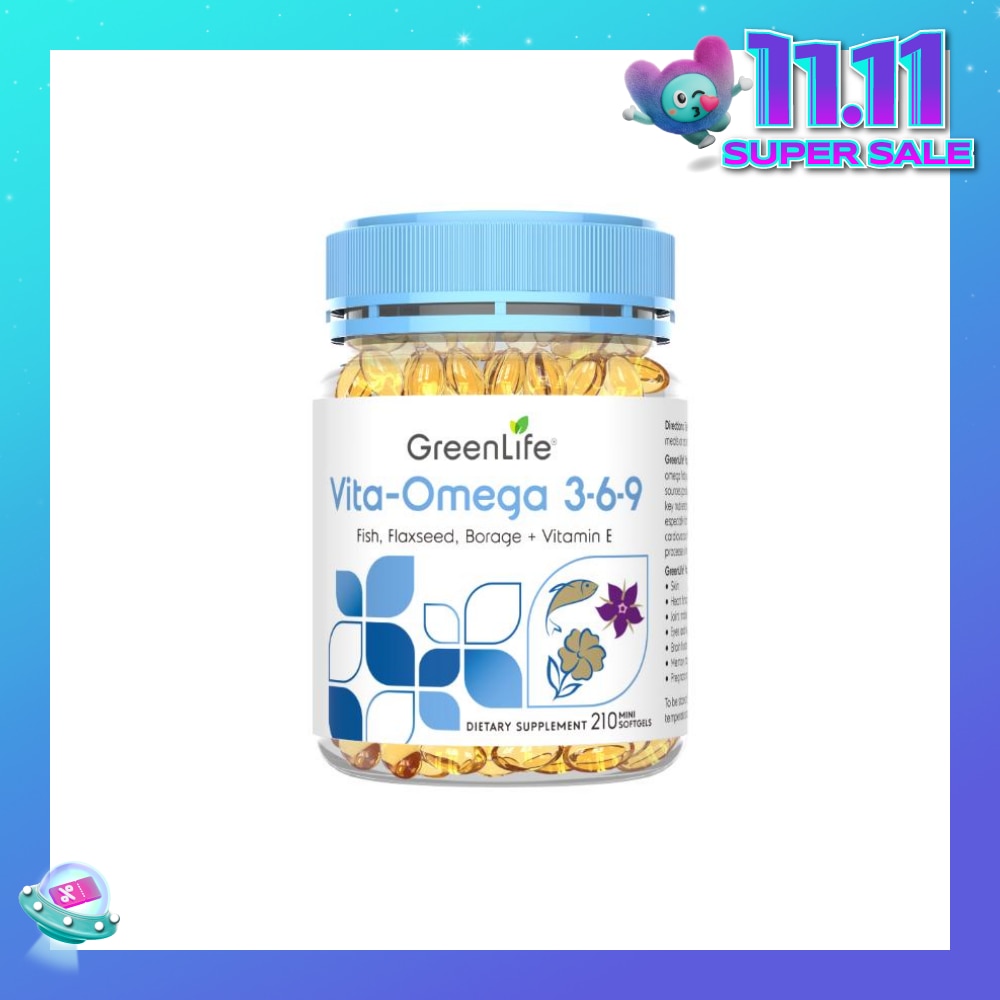 Vita-Omega 3-6-9 Mini Softgel 210s (Expiry: Feb`2026)