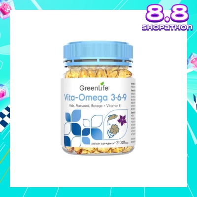 GREENLIFE Vita-Omega 3·6·9 210 Soft Gels
