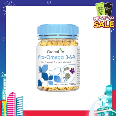 GREENLIFE Vita-Omega 3·6·9 210 Soft Gels