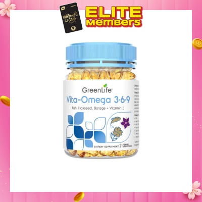 GREENLIFE Vita-Omega 3·6·9 210 Soft Gels