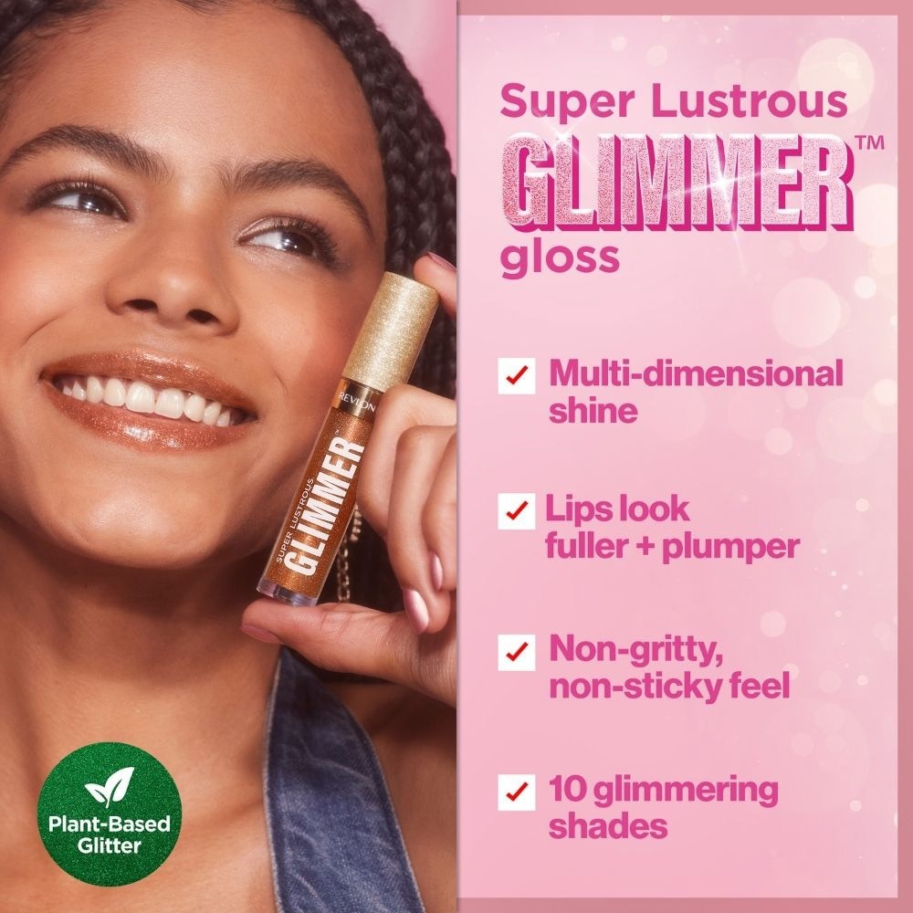 Super Lustrous™ Glimmer Gloss #007 Haute Honey 1s