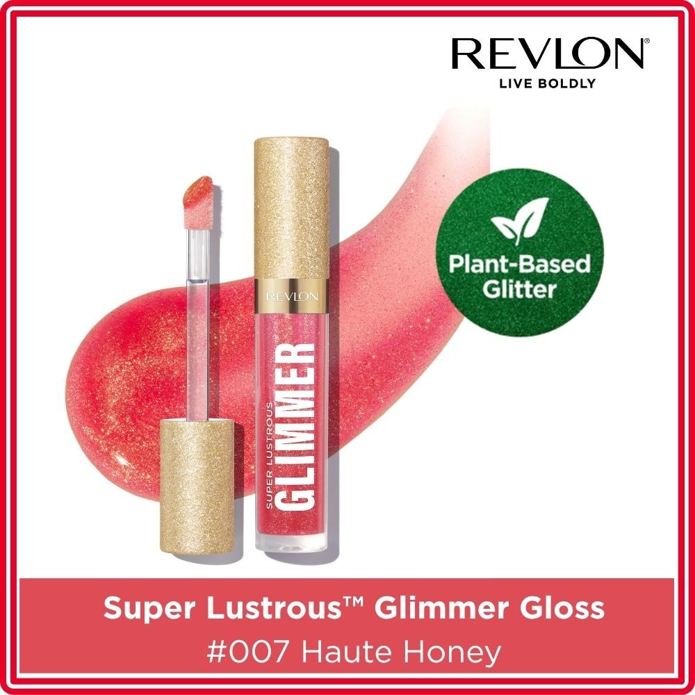 REVLON Super Lustrous™ Glimmer Gloss #007 Haute Honey 1s