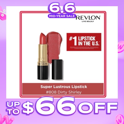 REVLON - Super Lustrous Lipstick #808 Dirty Shirley 1s