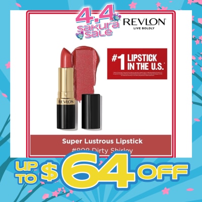 REVLON - Super Lustrous Lipstick #808 Dirty Shirley 1s