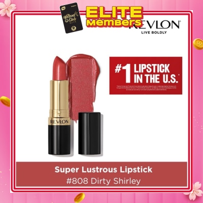 REVLON Super Lustrous Lipstick #808 Dirty Shirley 1s
