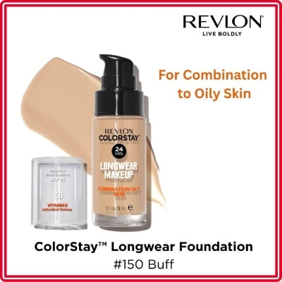 REVLON - ColorStay™ Longwear Makeup SPF 15 Foundation for Combination-Oily Skin #150 Buff 30ml