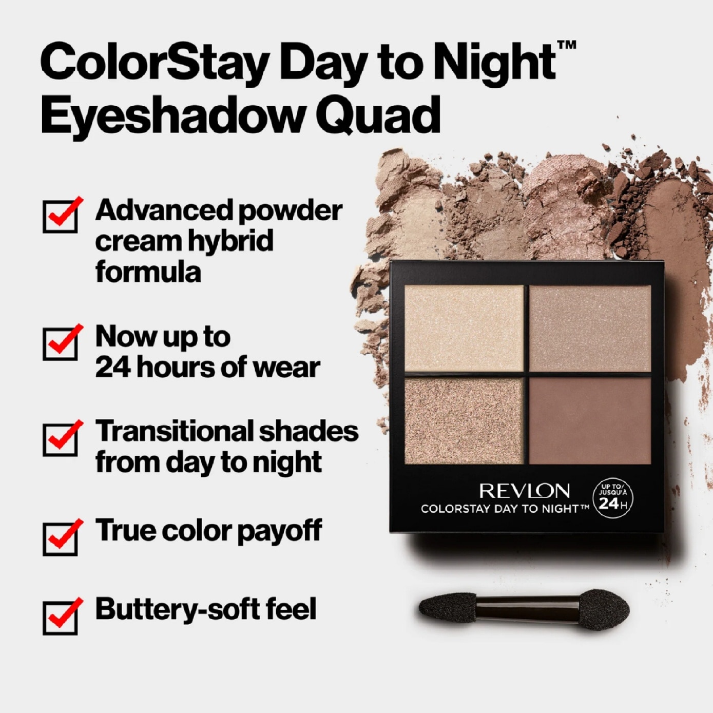 ColorStay Day to Night™ Eyeshadow Quad #555 Moonlit 1s image