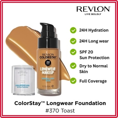 REVLON - ColorStay™ Longwear Makeup SPF 15 Foundation for Dry-Normal Skin #70 Toast 30ml