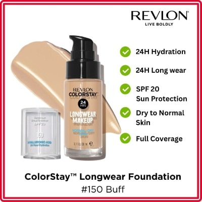 REVLON - ColorStay™ Longwear Makeup SPF 15 Foundation for Dry-Normal Skin #150 Buff 30ml