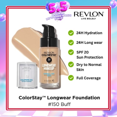 REVLON - ColorStay™ Longwear Makeup SPF 15 Foundation for Dry-Normal Skin #150 Buff 30ml