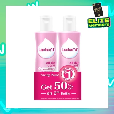 LACTACYD All Day Care with Natural Milk Extract Feminine Wash 250ml Twinpack