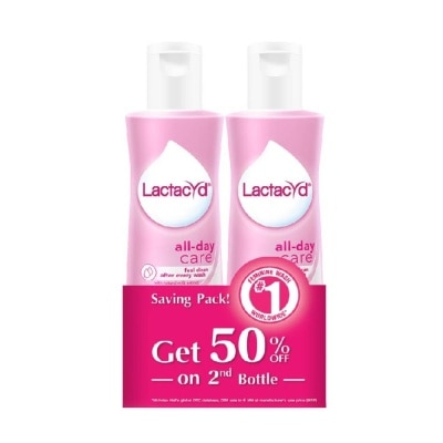 LACTACYD All Day Care with Natural Milk Extract Feminine Wash 250ml Twinpack