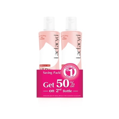 LACTACYD - All Day Care with Natural Milk Extract Feminine Wash 250ml Twinpack