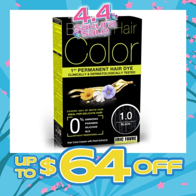 BEAUTY HAIR COLOR - Beauty Hair Color 1.0 Black 160ml