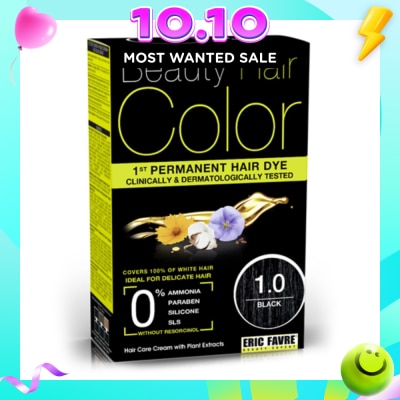 BEAUTY HAIR COLOR Beauty Hair Color 1.0 Black 160ml image