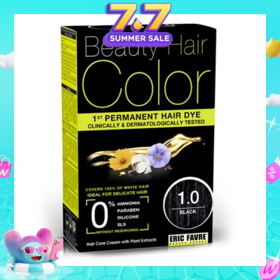 BEAUTY HAIR COLOR - Beauty Hair Color 1.0 Black 160ml