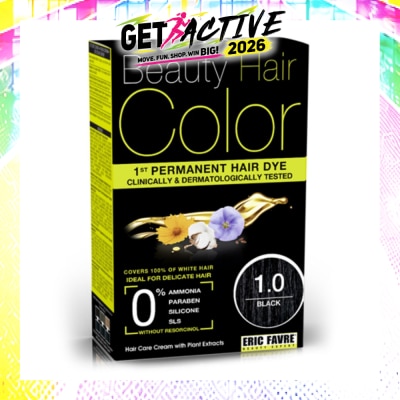 BEAUTY HAIR COLOR - Beauty Hair Color 1.0 Black 160ml image