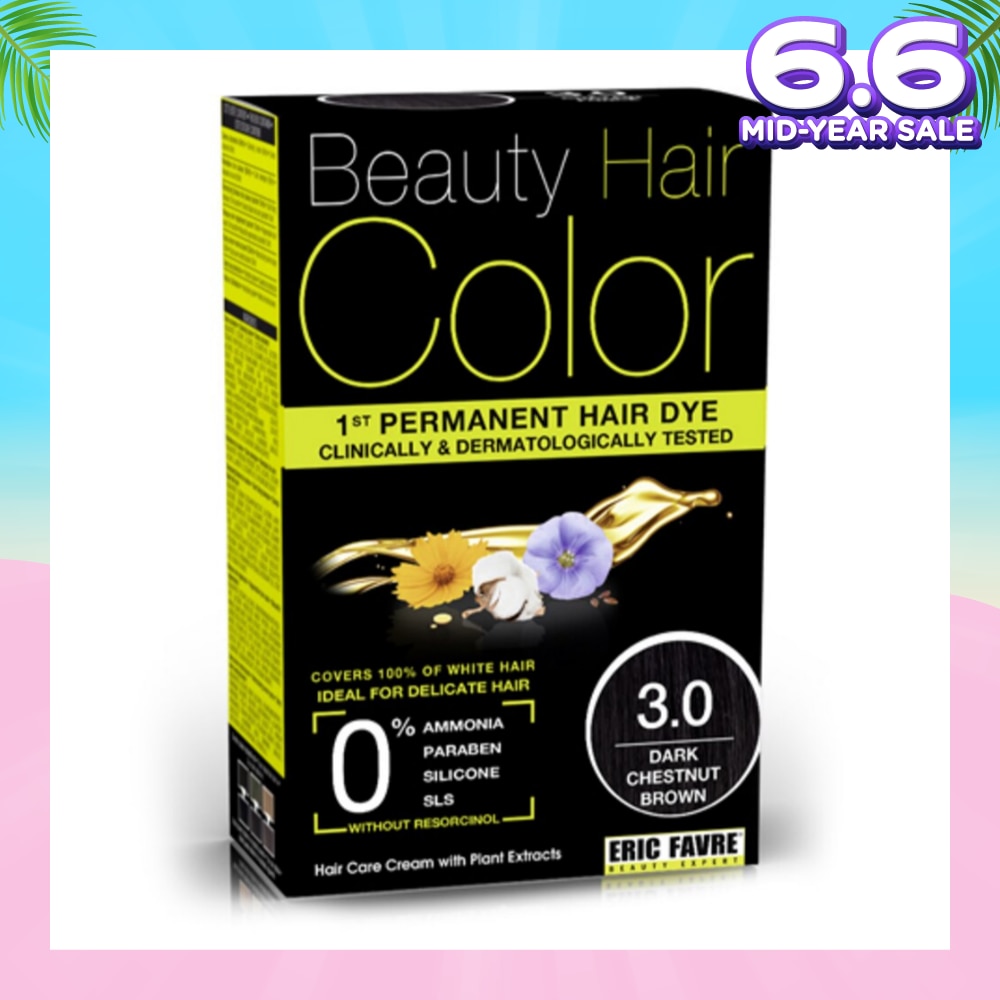 Beauty Hair Color 3.0 Dark Chestnut Brown 160ml