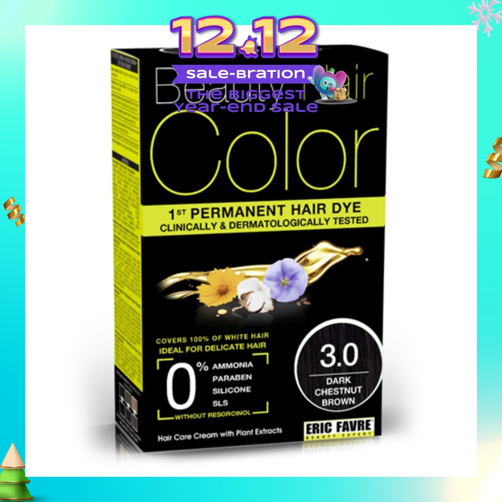 Beauty Hair Color 3.0 Dark Chestnut Brown 160ml