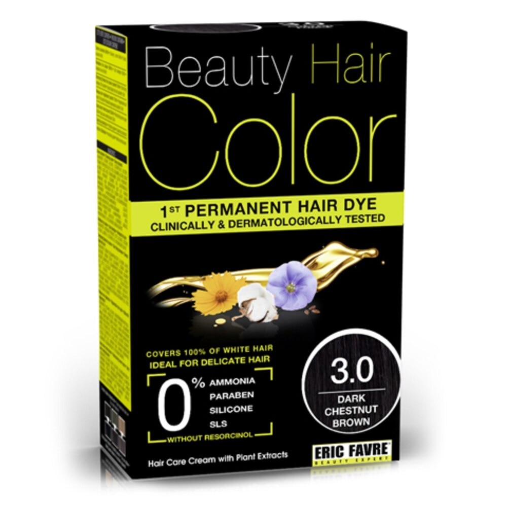 Beauty Hair Color 3.0 Dark Chestnut Brown 160ml