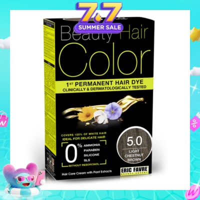 BEAUTY HAIR COLOR - Beauty Hair Color 5.0 light Chestnut Brown 160ml