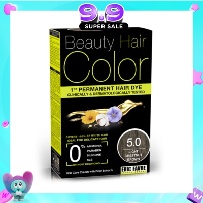 BEAUTY HAIR COLOR - Beauty Hair Color 5.0 light Chestnut Brown 160ml image