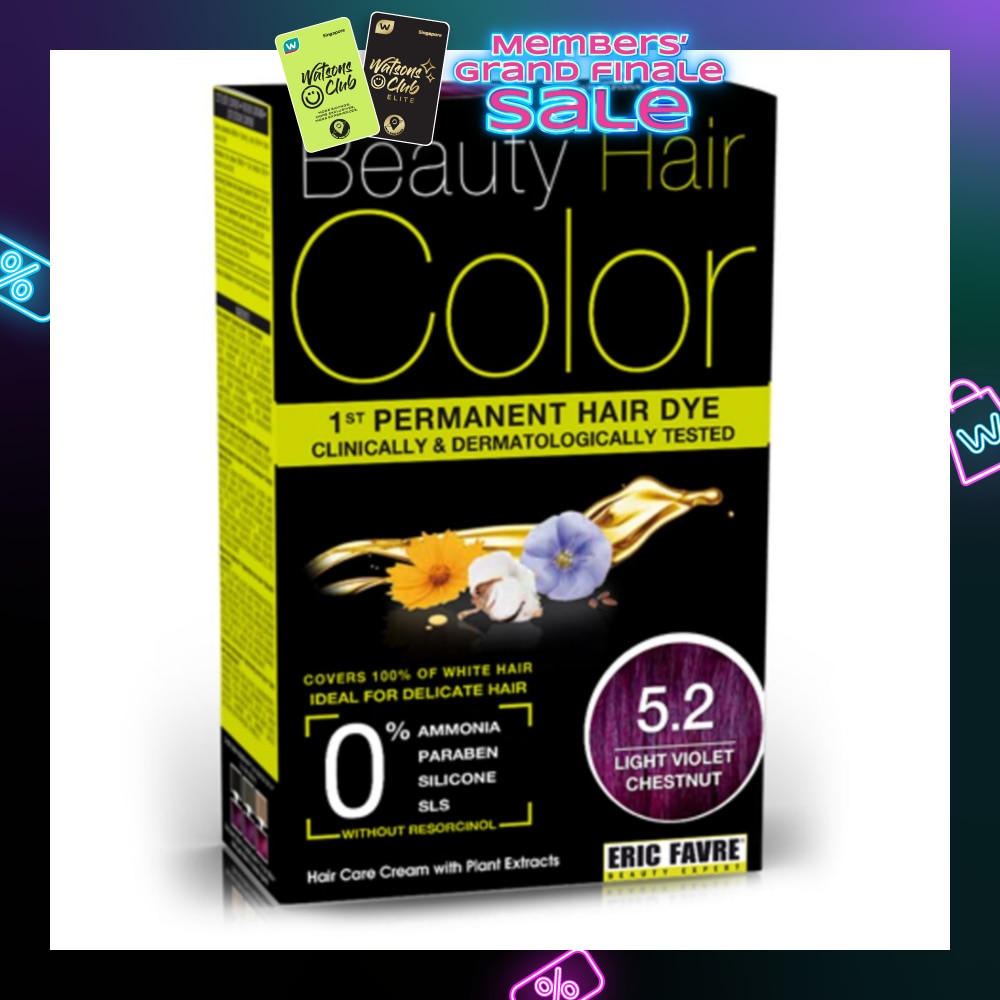 Beauty Hair Color 5.2 Light Violet Chestnut 160ml