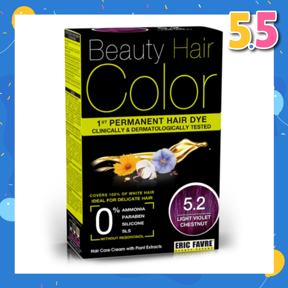 Beauty Hair Color 5.2 Light Violet Chestnut 160ml