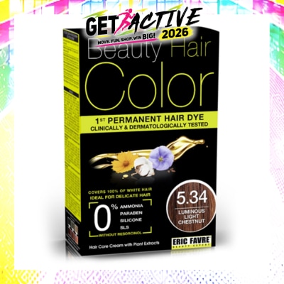 BEAUTY HAIR COLOR - Beauty Hair Color 5.34 Luminous Light Chestnut 160ml image