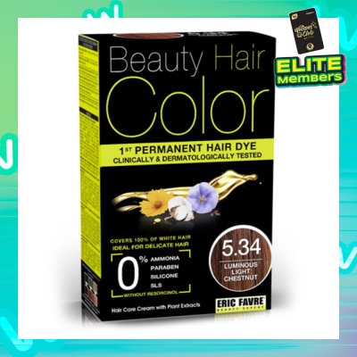BEAUTY HAIR COLOR Beauty Hair Color 5.34 Luminous Light Chestnut 160ml