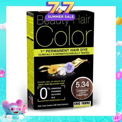 BEAUTY HAIR COLOR - Beauty Hair Color 5.34 Luminous Light Chestnut 160ml