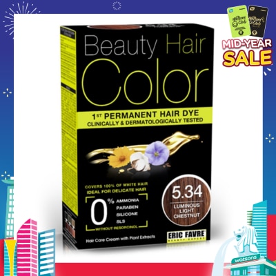 BEAUTY HAIR COLOR Beauty Hair Color 5.34 Luminous Light Chestnut 160ml