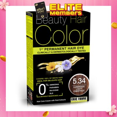 BEAUTY HAIR COLOR Beauty Hair Color 5.34 Luminous Light Chestnut 160ml