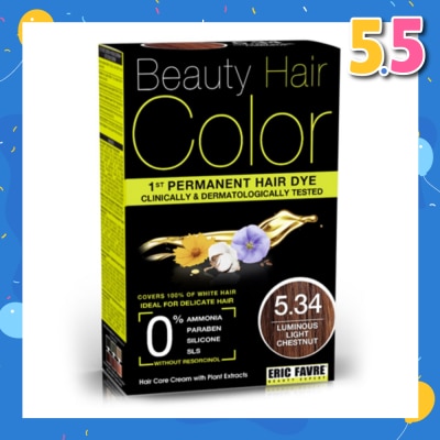 BEAUTY HAIR COLOR Beauty Hair Color 5.34 Luminous Light Chestnut 160ml