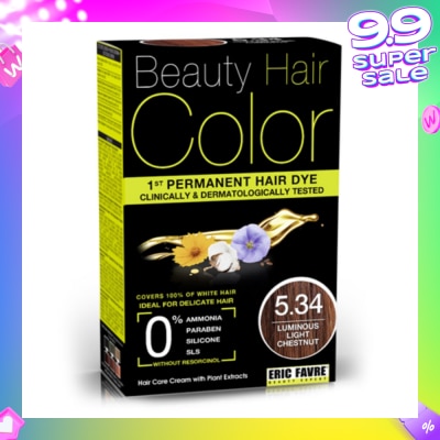BEAUTY HAIR COLOR Beauty Hair Color 5.34 Luminous Light Chestnut 160ml