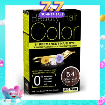BEAUTY HAIR COLOR - Beauty Hair Color 5.4 Light Copper Chestnut 160ml