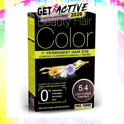 BEAUTY HAIR COLOR - Beauty Hair Color 5.4 Light Copper Chestnut 160ml image