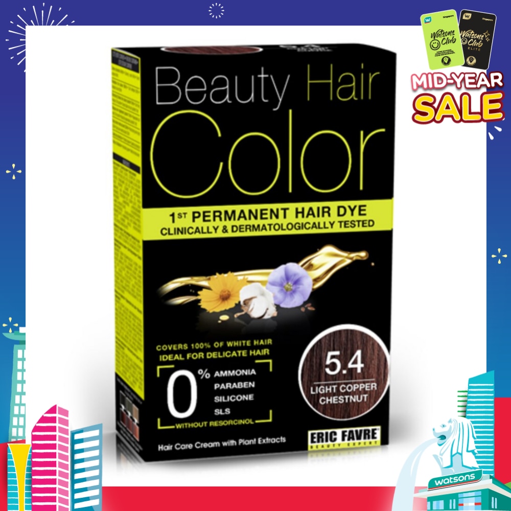Beauty Hair Color 5.4 Light Copper Chestnut 160ml