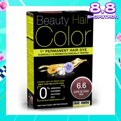 BEAUTY HAIR COLOR Beauty Hair Color 6.6 Dark  Blonde red 160ml