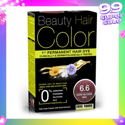 BEAUTY HAIR COLOR Beauty Hair Color 6.6 Dark  Blonde red 160ml