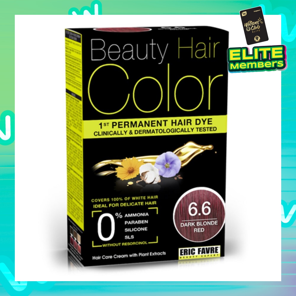 Beauty Hair Color 6.6 Dark  Blonde red 160ml