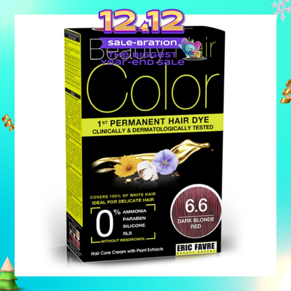 Beauty Hair Color 6.6 Dark Blonde red 160ml