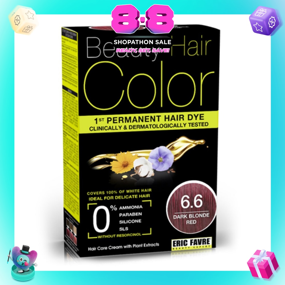 Beauty Hair Color 6.6 Dark Blonde red 160ml